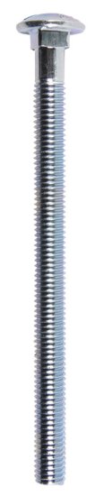 (image for) 1/2 in. Dia. x 7 in. L Zinc-Plated Steel Carriage Bolt 2