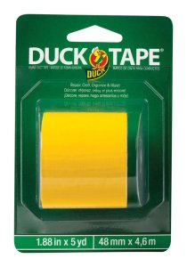 (image for) 1.88 in. W x 5 yd. L Yellow Solid Duct Tape