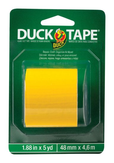 (image for) 1.88 in. W x 5 yd. L Yellow Solid Duct Tape