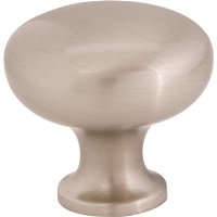 (image for) 1-1/8 in. Stain Nickel Cabinet Knob (25-Pack)