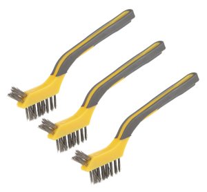 (image for) 7 in. L Stainless Steel Mini Bristle Brush