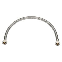 (image for) 1/2 in. FIP x 1/2 in. Dia. FIP 20 in. Stainless Steel