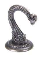 (image for) Brass Steel 1-1/2 in. H Sturdy Swag Hook 2 pk