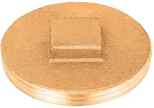 (image for) 3 in. MPT Brass Replacement Plug