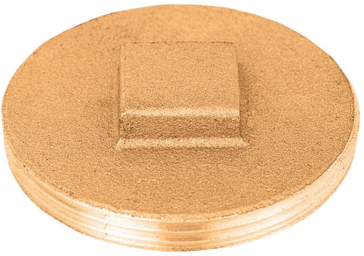 (image for) 3 in. MPT Brass Replacement Plug