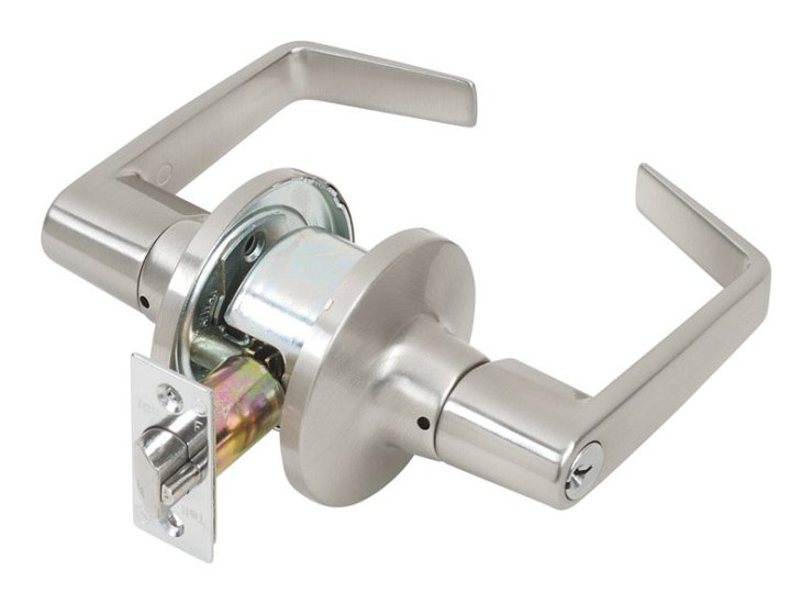 (image for) Satin Chrome Storeroom Lockset ANSI Grade 2 Cortland