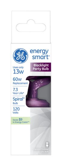 (image for) GE Energy Smart 13 watts T3 4.9 in. L CFL Bulb Cool White Decora