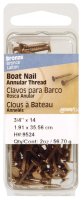 (image for) 1 in. Boat Stainless Steel Nail Flat