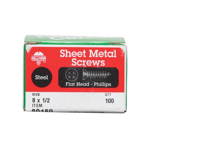 (image for) No. 8 x 1/2 in. L Phillips Flat Head Zinc-Plated Steel S