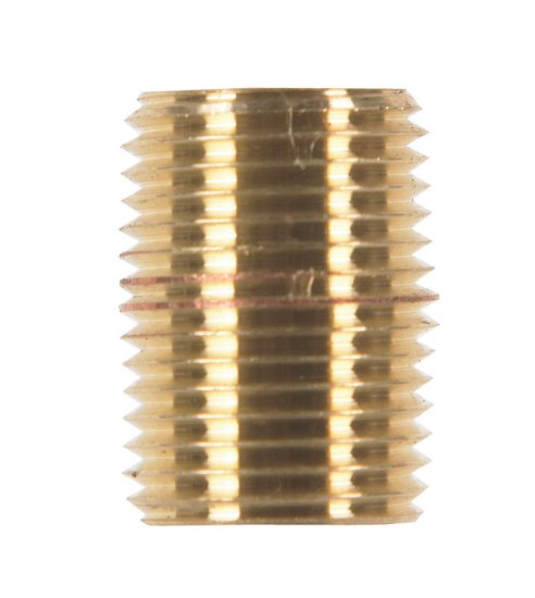 (image for) 1/2 in. MPT Brass Close Nipple