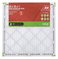(image for) 25 in. W x 25 in. H x 1 in. D Pleated 8 MERV Pleated Air Fil