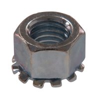 (image for) #10 Zinc-Plated Steel SAE Keps Lock Nut 100 pk