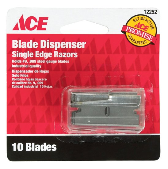 (image for) Carbon Steel Single Edge Razor Blade 1.75 L 10