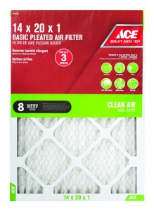 (image for) 14 in. W x 20 in. H x 1 in. D Pleated Pleated Air Filter