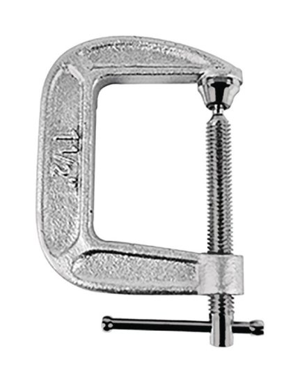 (image for) 1.5 in. x 1.5 in. D Adjustable C-Clamp 750 lb. 1 pc.
