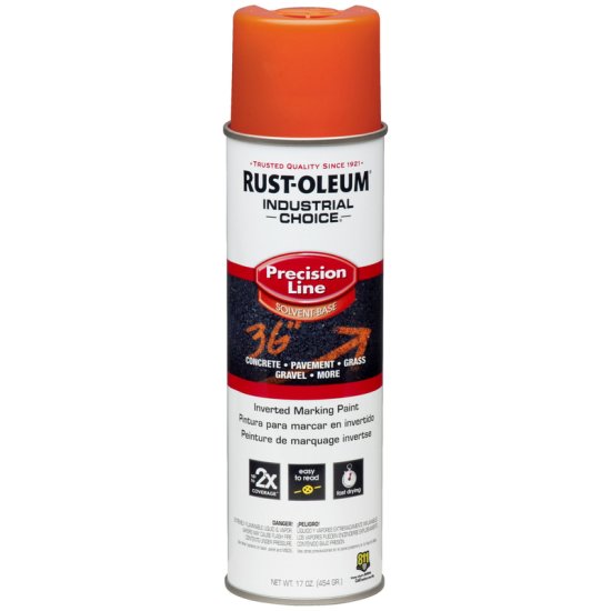 (image for) Industrial Choice Alert Orange Field Marking Paint 17 oz.
