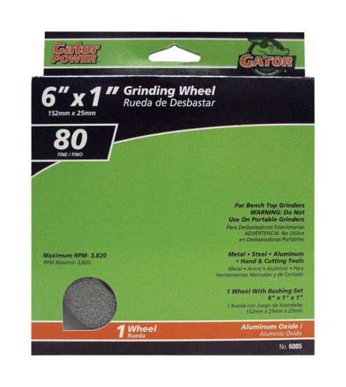 (image for) 6 in. Dia. x 1 in. thick x 1 in. Grinding Wheel 1 pc.