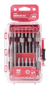 (image for) Assorted 1 in. L Bit and Holder Set S2 Tool Steel 40 pc.