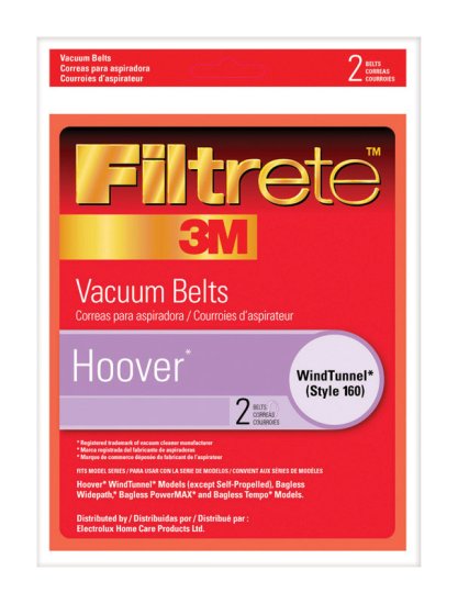 (image for) Filtrete Vacuum Belt For attaches to vacuum 2 pk