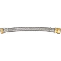 (image for) 7/8 in. Compression 18 in. Braided Stainless Steel Water Hea