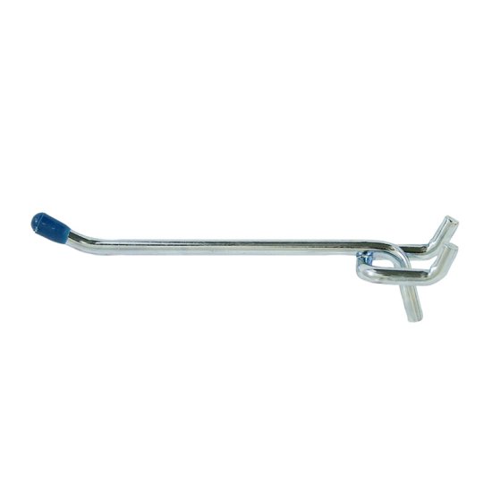 (image for) Zinc Plated Silver Steel 4 in. Peg Hooks 1 pk