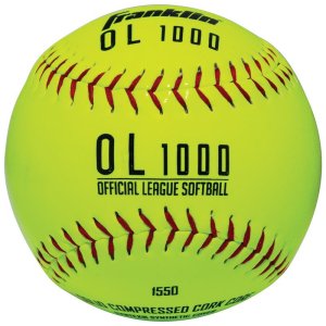 (image for) Franklin Yellow Synthetic Softballs 12 in. 1 pk