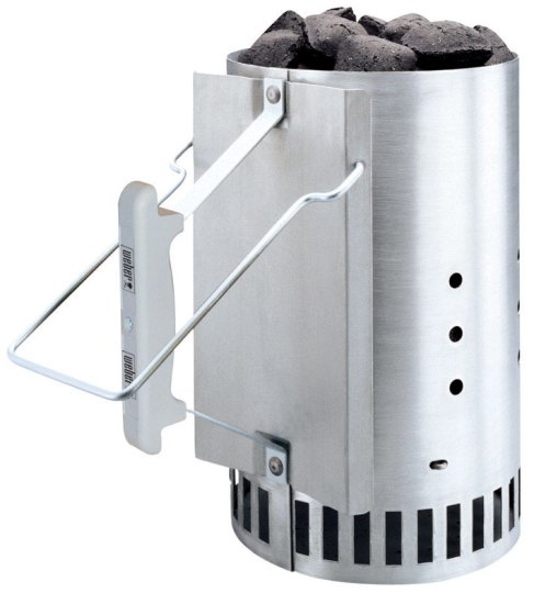 (image for) Rapidfire Aluminum Silver Chimney Starter