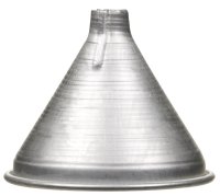 (image for) HIC Silver Aluminum 2 oz. Funnel