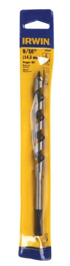 (image for) 9/16 in. Dia. x 7.5 in. L Auger Bit Carbon Steel 1 pc.