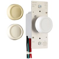 (image for) Multicolored 600 watts Rotary Dimmer Switch 1 pk