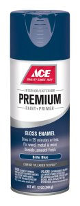 (image for) Premium Gloss Brite Blue Enamel Spray Paint 12 oz.