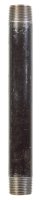 (image for) 1 in. MPT x 10 in. L Black Steel Nipple