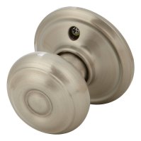 (image for) Georgian Satin Nickel Steel Dummy Knob 2 Right or Left H