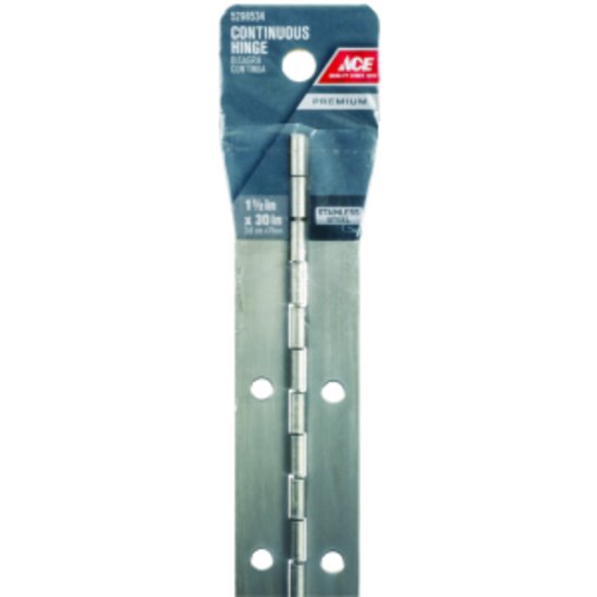 (image for) 1-1/2 in. W x 30 in. L Stainless Steel Continuous Hinge 1 pk