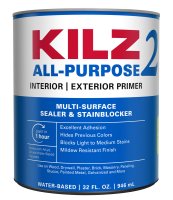 (image for) KILZ White Water-Based Primer and Sealer 1 qt.