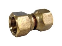 (image for) 3/8 in. Flare x 3/8 in. Dia. Flare Brass Swivel Connector