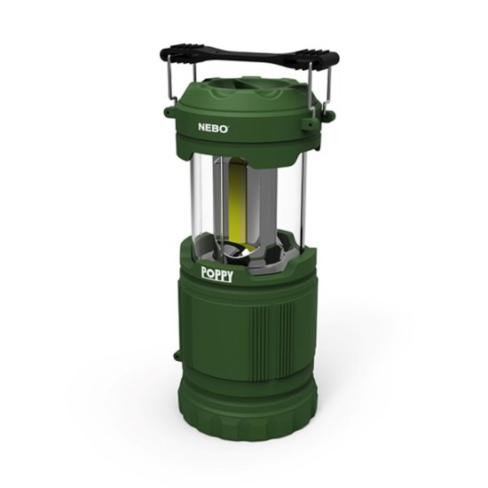 (image for) Nebo Poppy 300 lm Green LED Pop Up Lantern and Spotlight