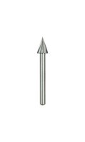 (image for) Dremel 1/4 in. x 1.5 in. L x 1/8 in. Dia. Steel Triangular High