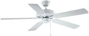 (image for) 52 in. White Ceiling Fan No Light
