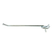 (image for) Zinc Plated Silver Steel 8 in. Peg Hooks 1 pk
