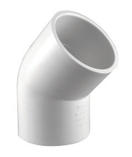 (image for) 1-1/2 in. SxS Elbow 45 PVC