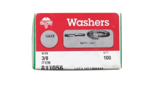 (image for) 3/8 in. Dia. Hot-Dipped Galvanized Steel Split Lock Wash