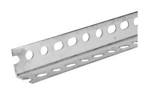 (image for) SteelWorks 1-1/2 in. W x 72 in. L Zinc Plated Steel Slotted Angl