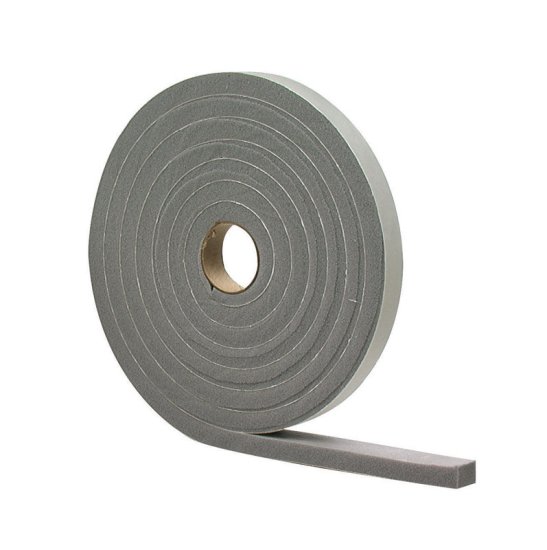 (image for) White Foam Weather Stripping Tape For Doors and Windows 17 f