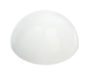 (image for) 6.518 in. H x 2-3/8 in. W Rubber White Wall Door Stop Mounts