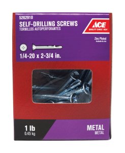 (image for) 1/4-20 Sizes x 2-3/4 in. L Phillips Flat Head Zinc-Plated Zi