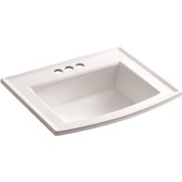 (image for) 22-5/8 x 19-7/16 Drop-In Vitreous China Lavatory Sink