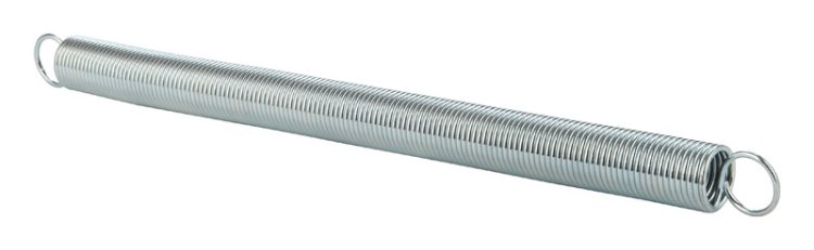 (image for) 1 in. Dia. x 1 in. L Zinc-Plated Zinc Door Spring