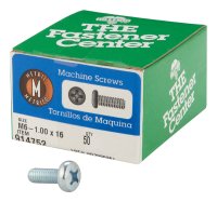 (image for) M6-1 x 16 mm L Phillips Pan Head Zinc-Plated Steel Metri