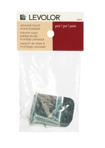 (image for) Silver Window Shade Bracket 3.3 in. W x 4.4 in. L